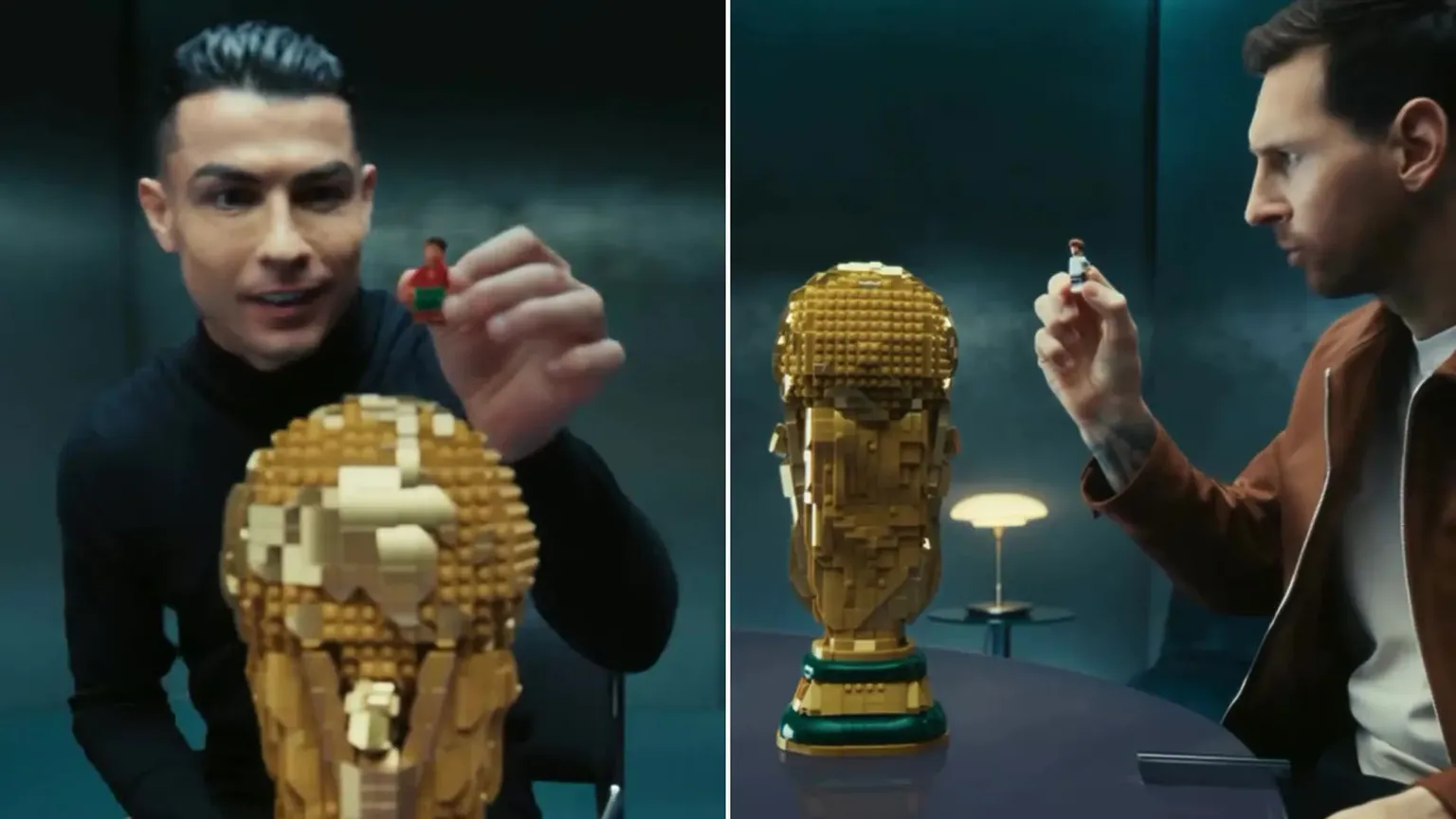 LEGO’dan sensatsion reklama: Ronaldu, Messi, Mbappe va Vinisius bir rolikda jam bo‘ldi